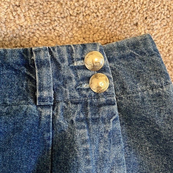 Ruff hewn vintage denim midi skirt - Picture 3 of 8